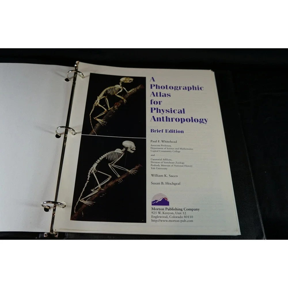 A Photographic Atlas for Physical Anthropology Brief Edition Whitehead